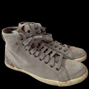 Diesel Suede Distressed Lavender/Gray High top sneakers size 37